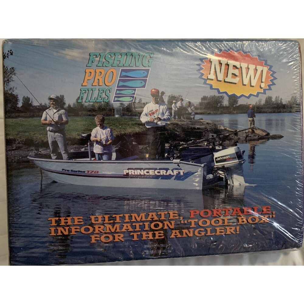 Fishing Pro Files (122 Full Color Plasticized Cards) 653858640944 * BRAND NEW
